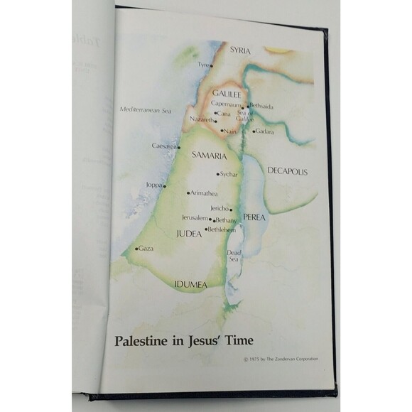 Vtg Pew Bible International Bible Society NIV Church of Christ Blue Fair Conditi - Picture 12 of 16